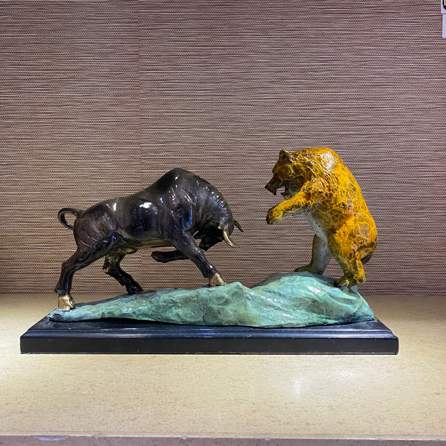 牛市熊市 bull market - 歐式銅雕