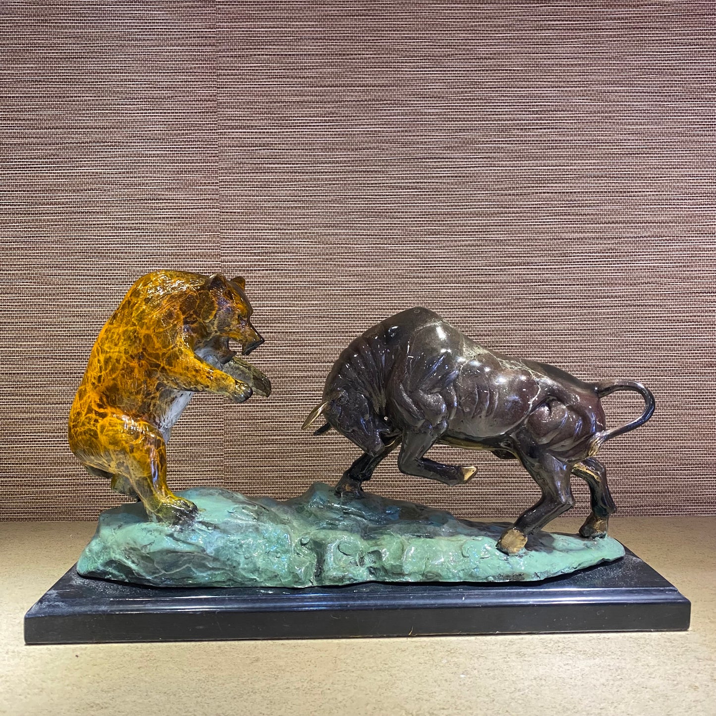 牛市熊市 bull market - 歐式銅雕