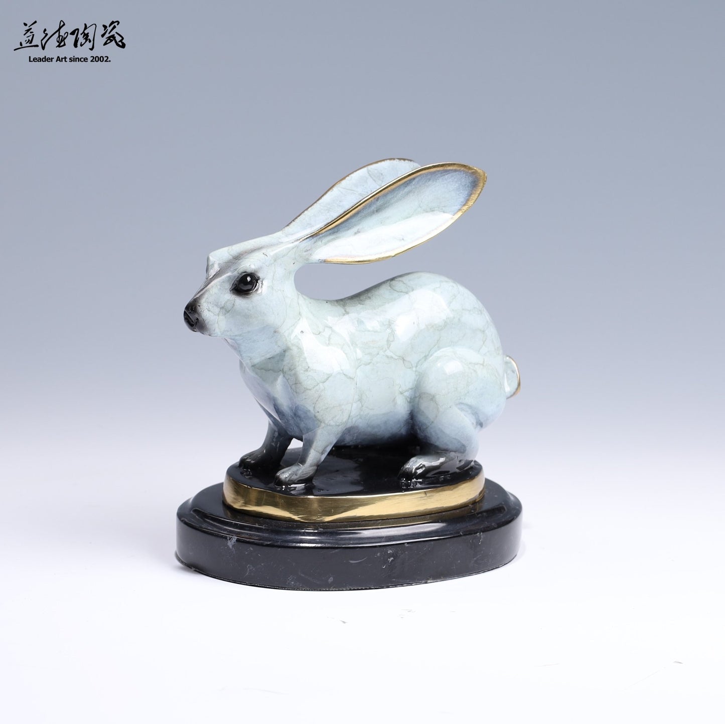 鴻圖(兔)大展 - 12生肖系列銅雕 歐式草原銅雕 - LEADER 益德 | 居家設計藝品・人文茶器・空間美學作品