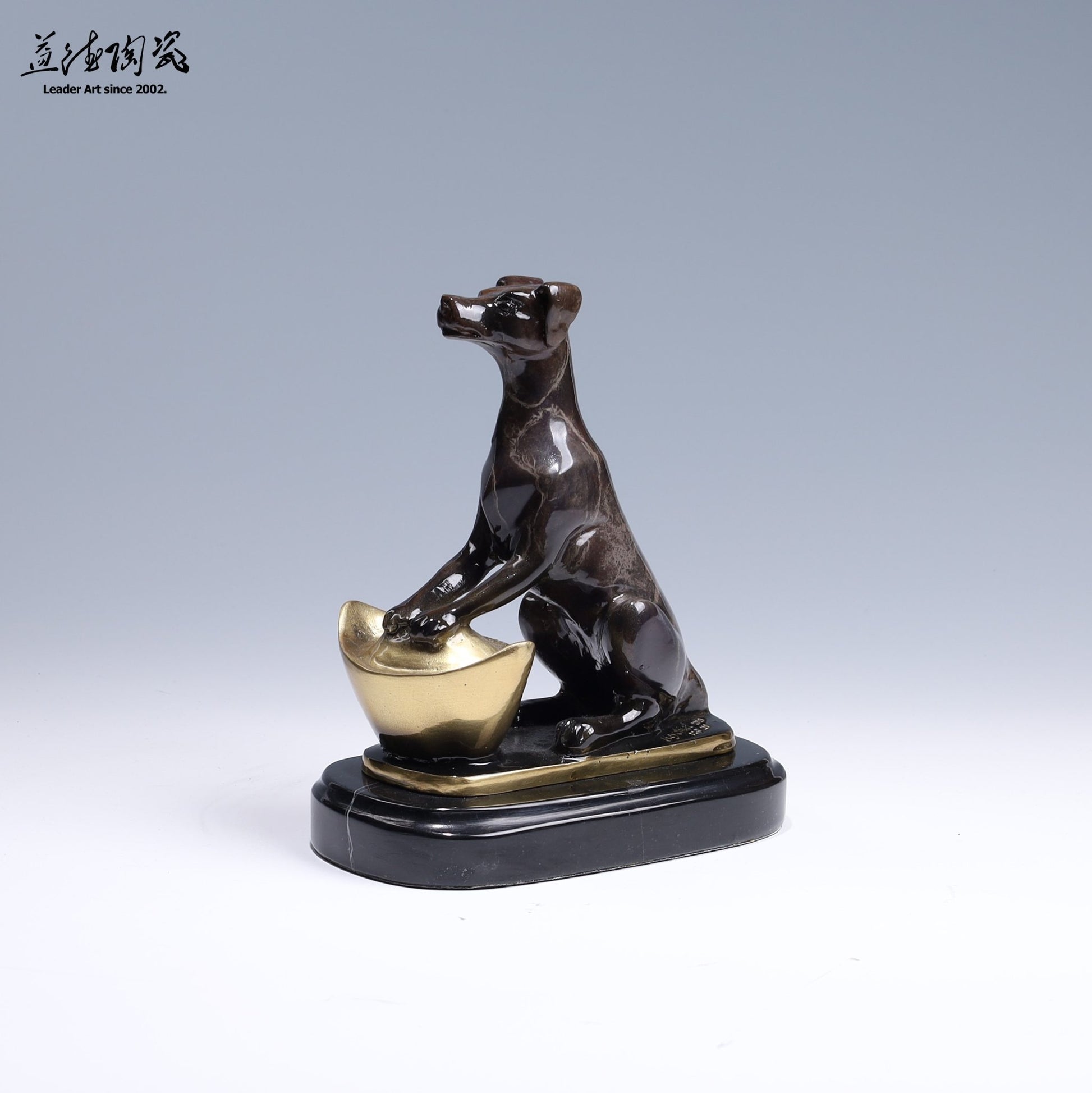 狗來富貴 - 12生肖系列銅雕 - LEADER 益德 | 居家設計藝品・人文茶器・空間美學作品