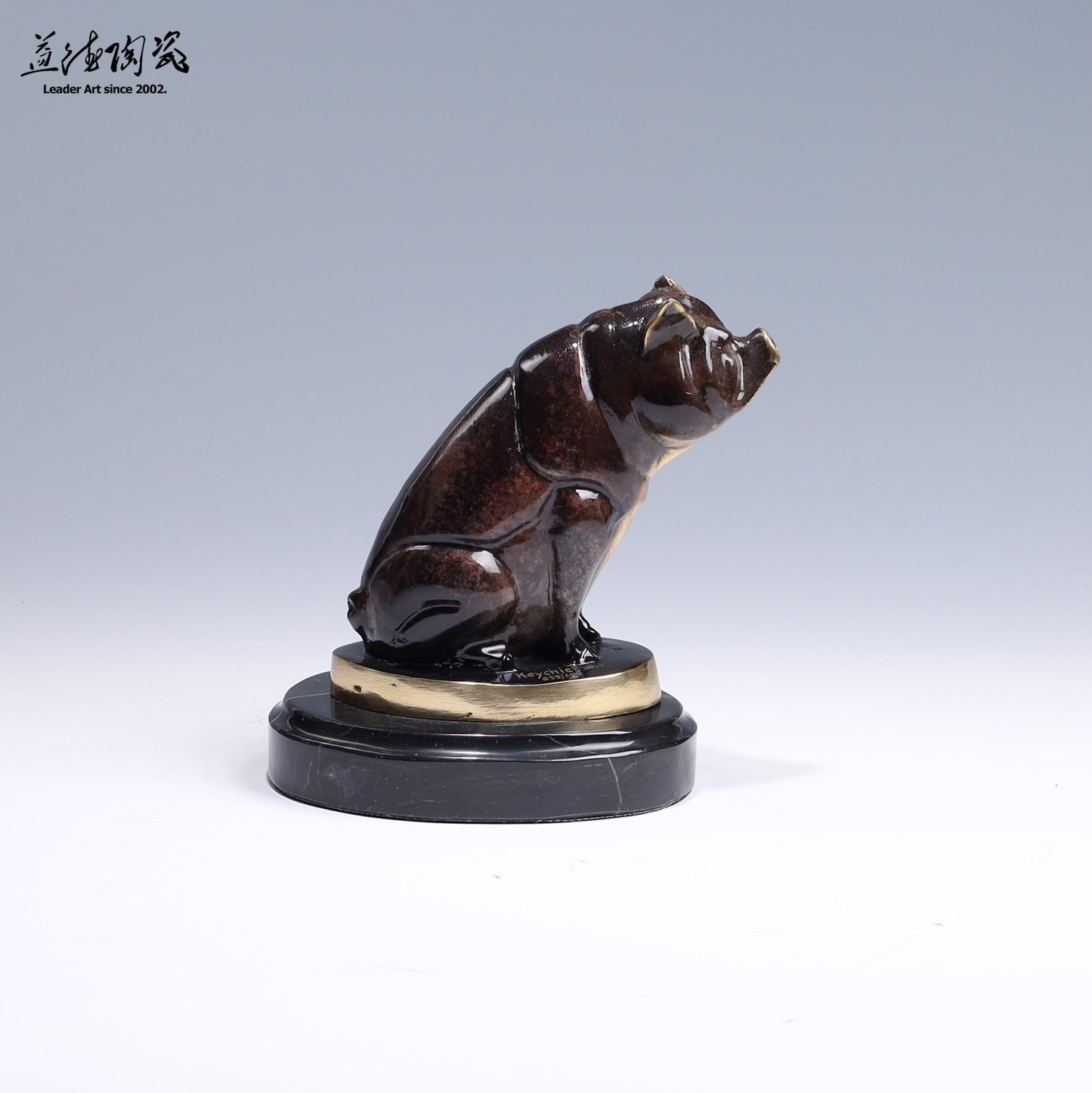豬事大吉 - 12生肖系列銅雕 - LEADER 益德 | 居家設計藝品・人文茶器・空間美學作品