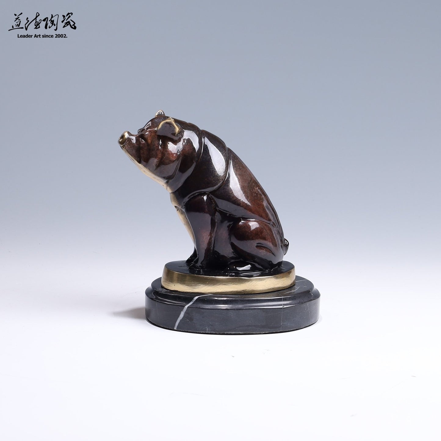豬事大吉 - 12生肖系列銅雕 - LEADER 益德 | 居家設計藝品・人文茶器・空間美學作品