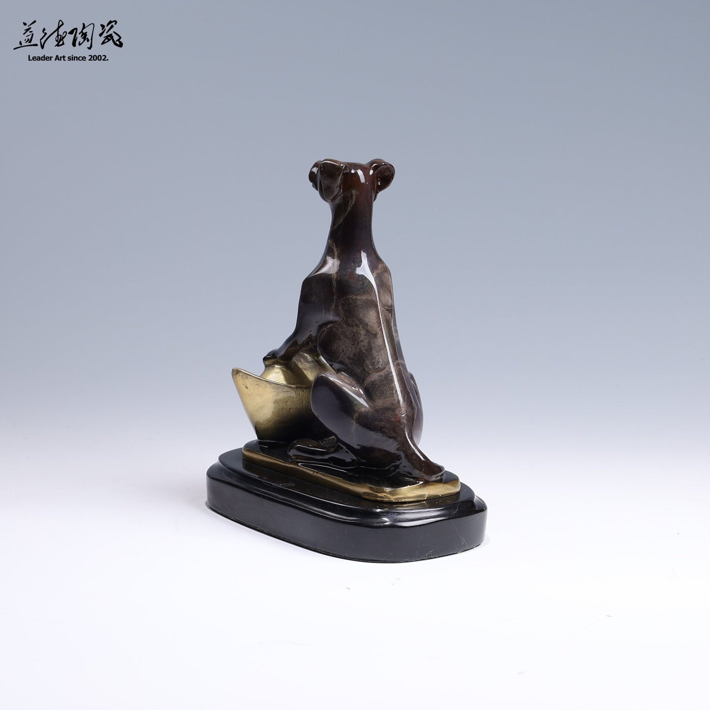 狗來富貴 - 12生肖系列銅雕 - LEADER 益德 | 居家設計藝品・人文茶器・空間美學作品