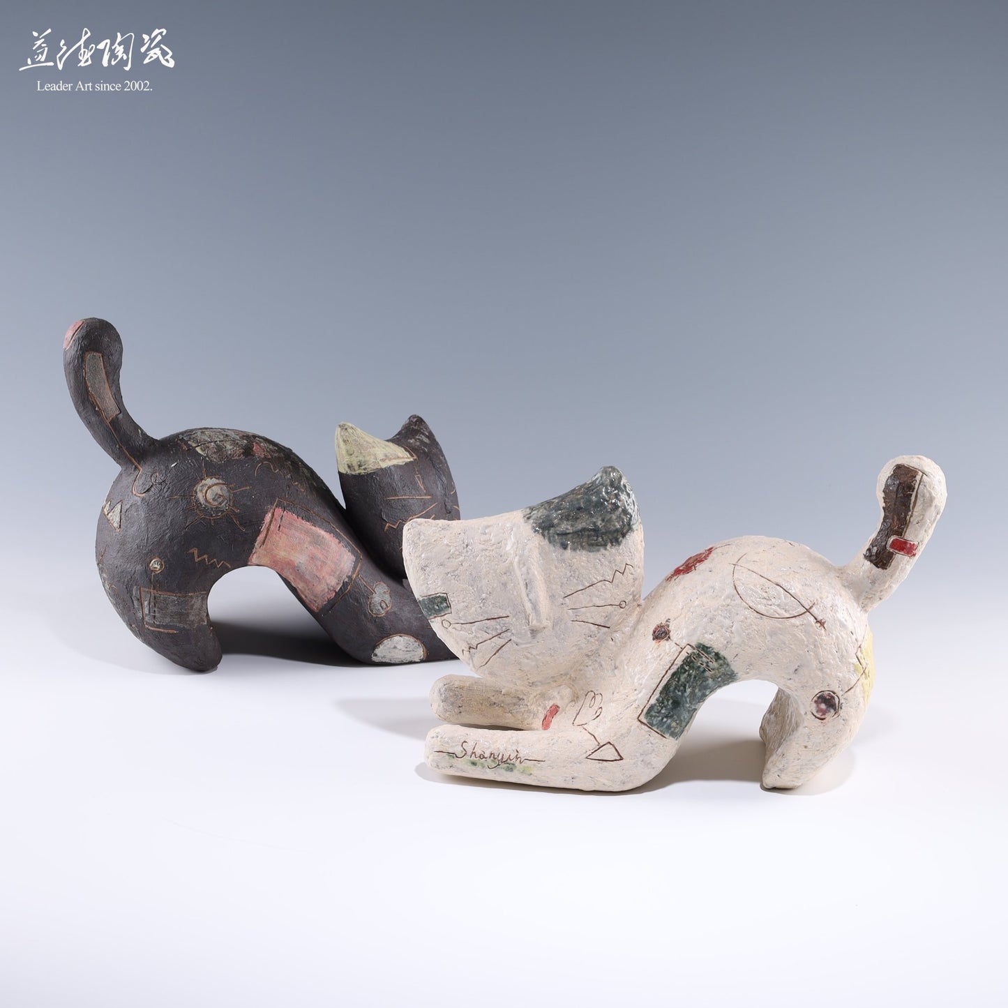 2021天下雜誌陶器專欄精選鶯歌手作陶器1510招財貓 - LEADER 益德 | 居家設計藝品・人文茶器・空間美學作品