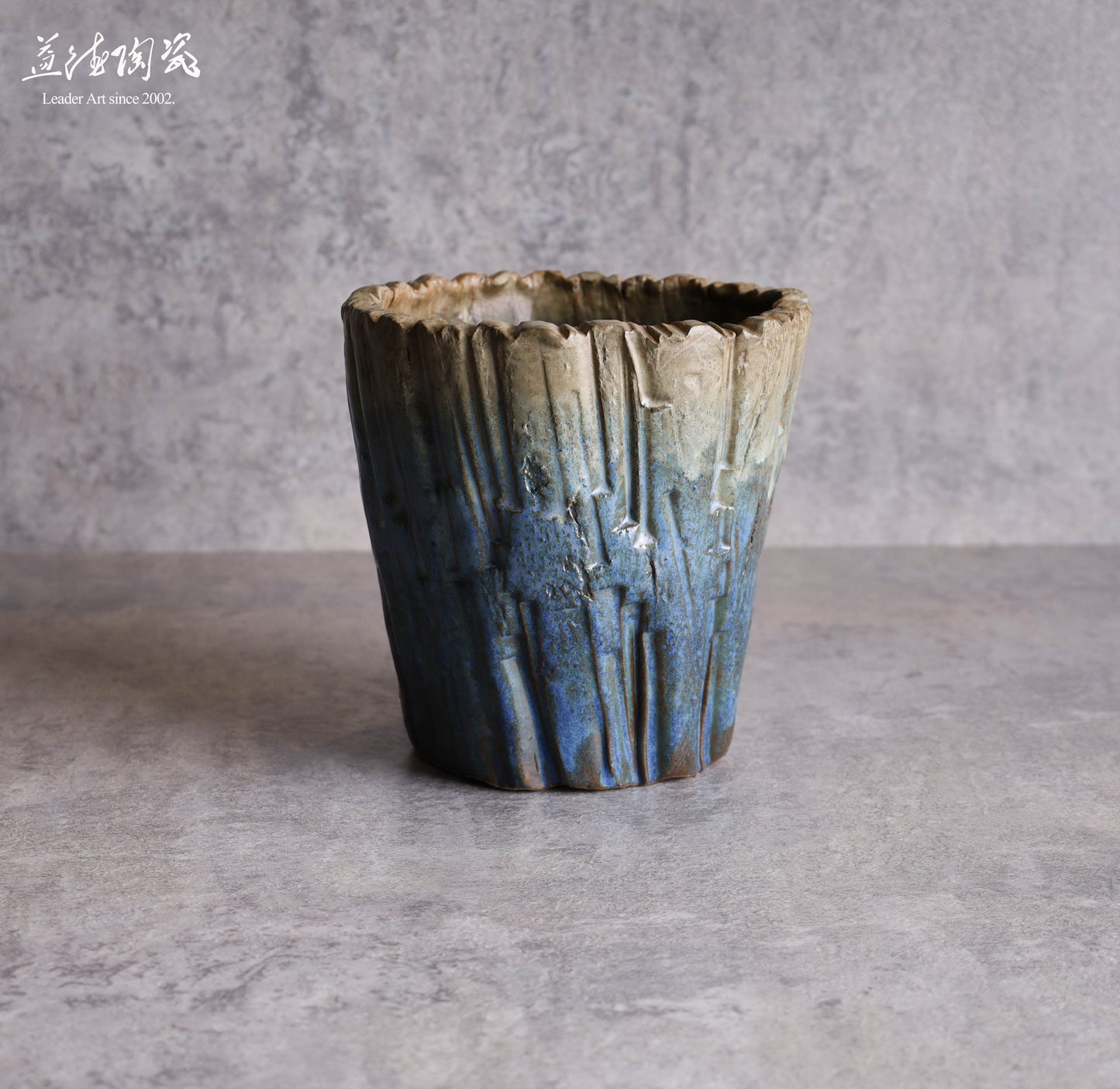 鶯歌老街紀念甕 復古手拉坏彩陶藝 瓶盆栽植 Y039