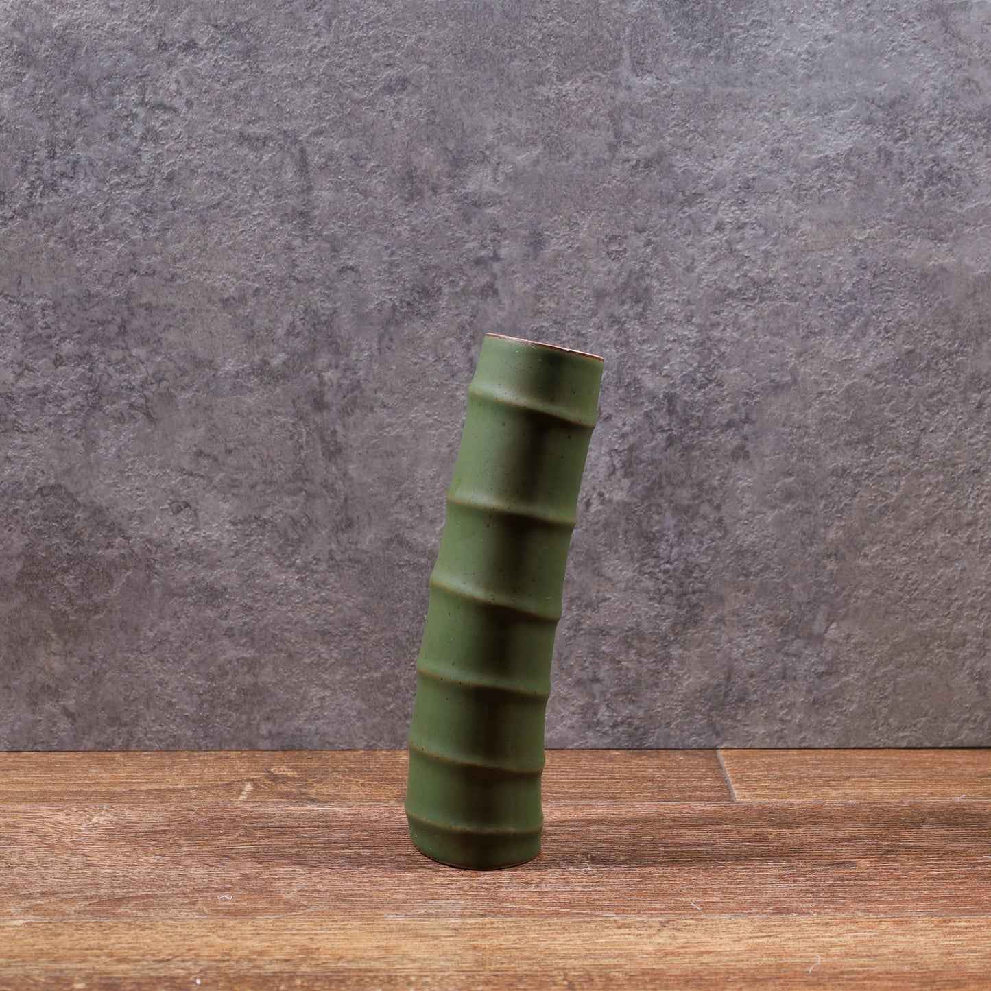 LEADER水培堅根竹瓶 鶯歌手工拉坏花器 居家水栽陶罐植栽