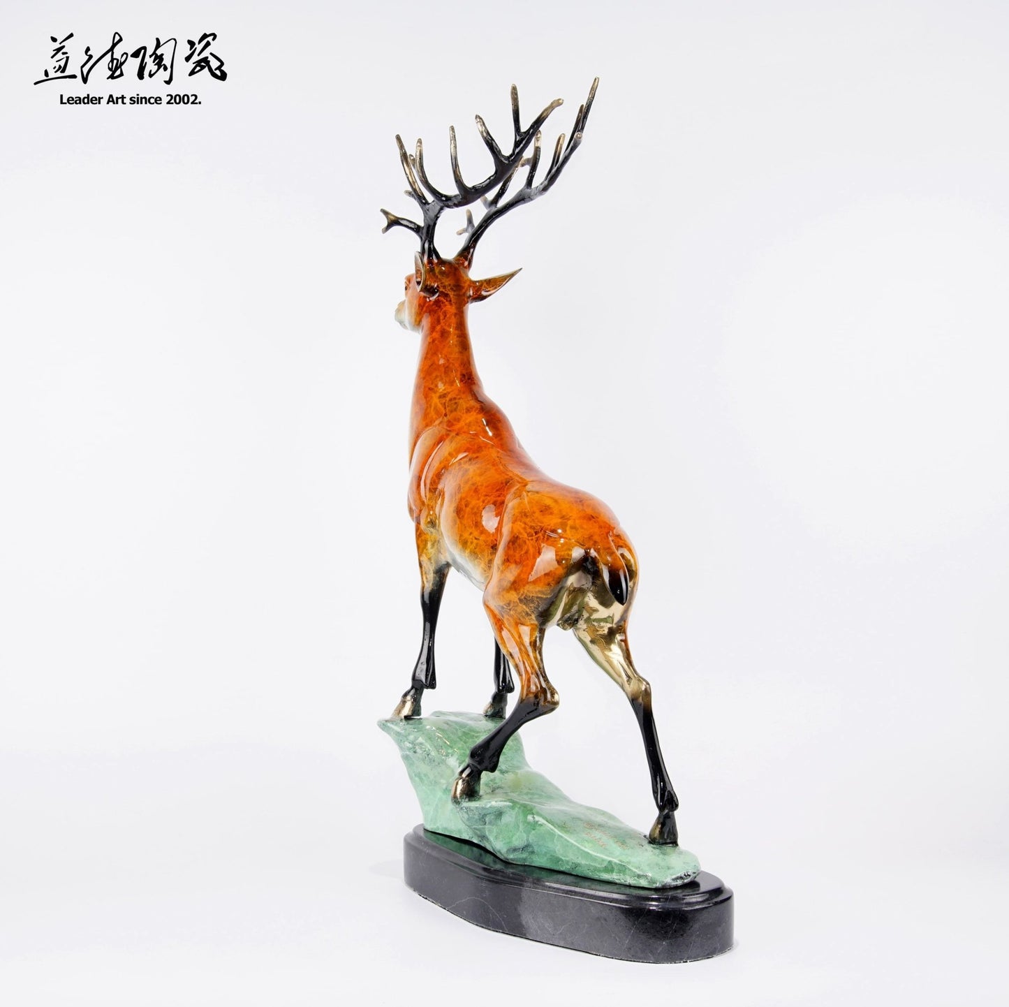 A wildness bucks - Bronze Sculpture Design - LEADER 益德 | 居家設計藝品・人文茶器・空間美學作品