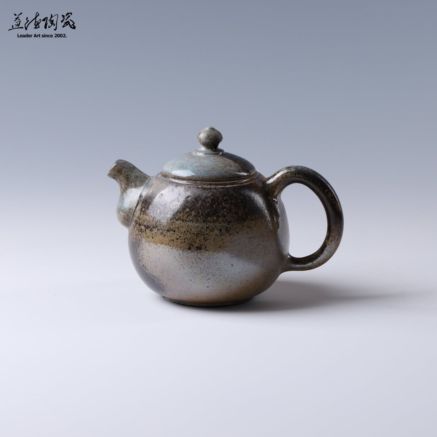 藍光柴燒 鶯歌柴燒壺 新人文 重落灰 B167 - LEADER 益德 | 居家設計藝品・人文茶器・空間美學作品