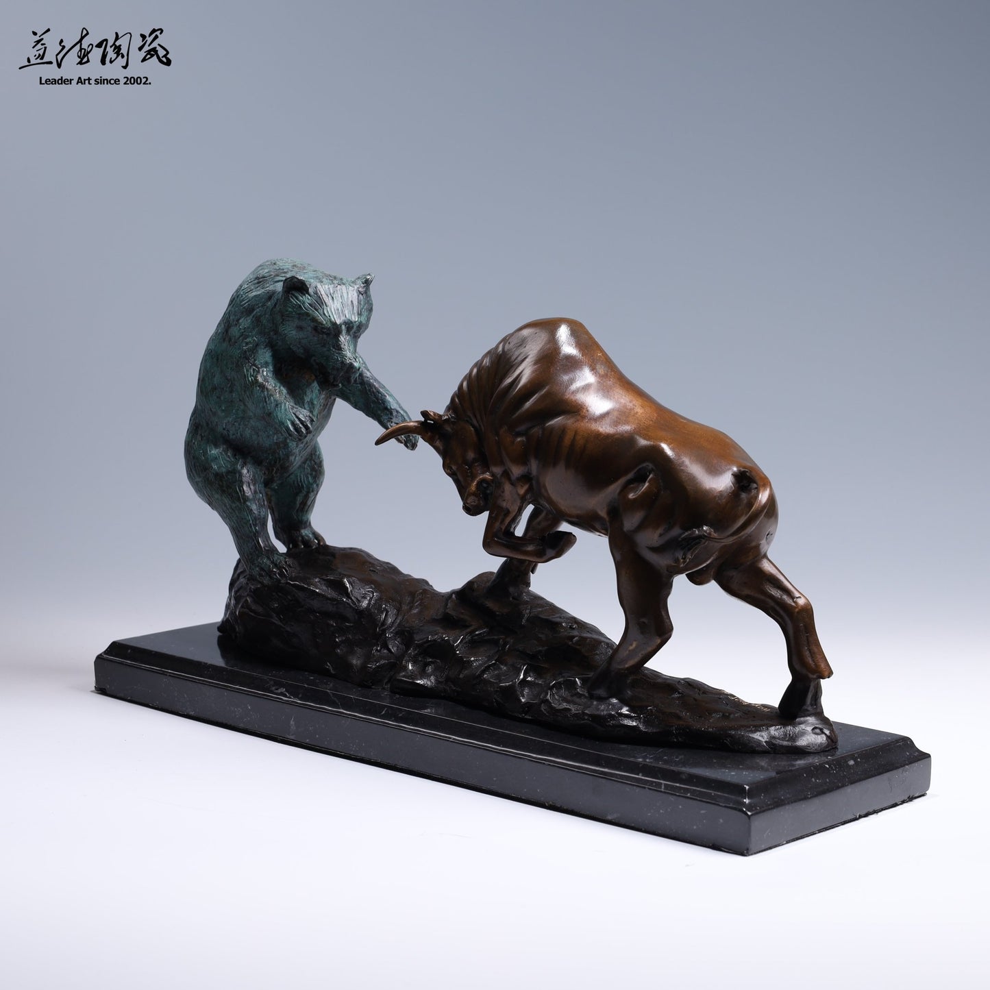 牛市熊市 bull market - 歐式銅雕 - LEADER 益德 | 居家設計藝品・人文茶器・空間美學作品