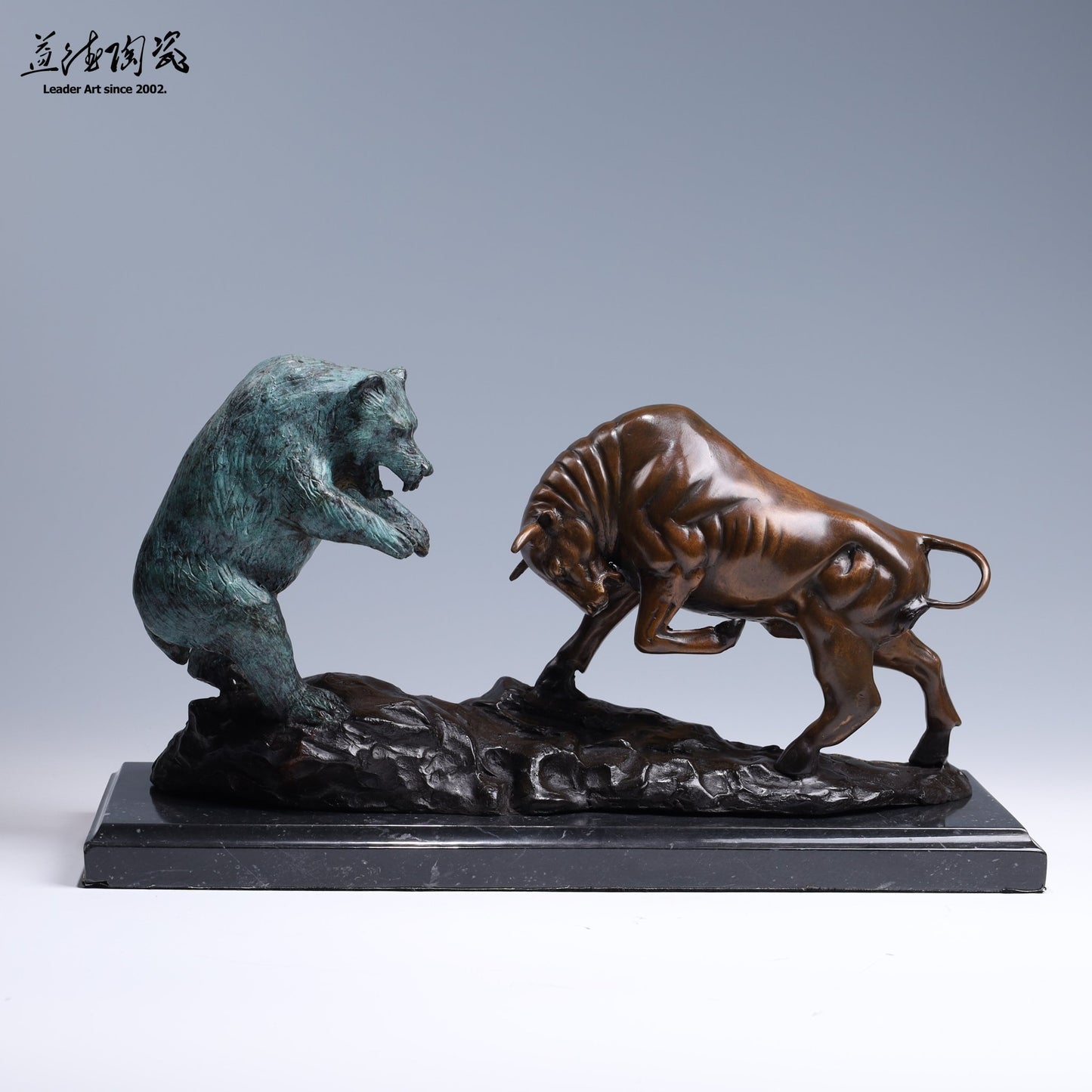 牛市熊市 bull market - 歐式銅雕 - LEADER 益德 | 居家設計藝品・人文茶器・空間美學作品