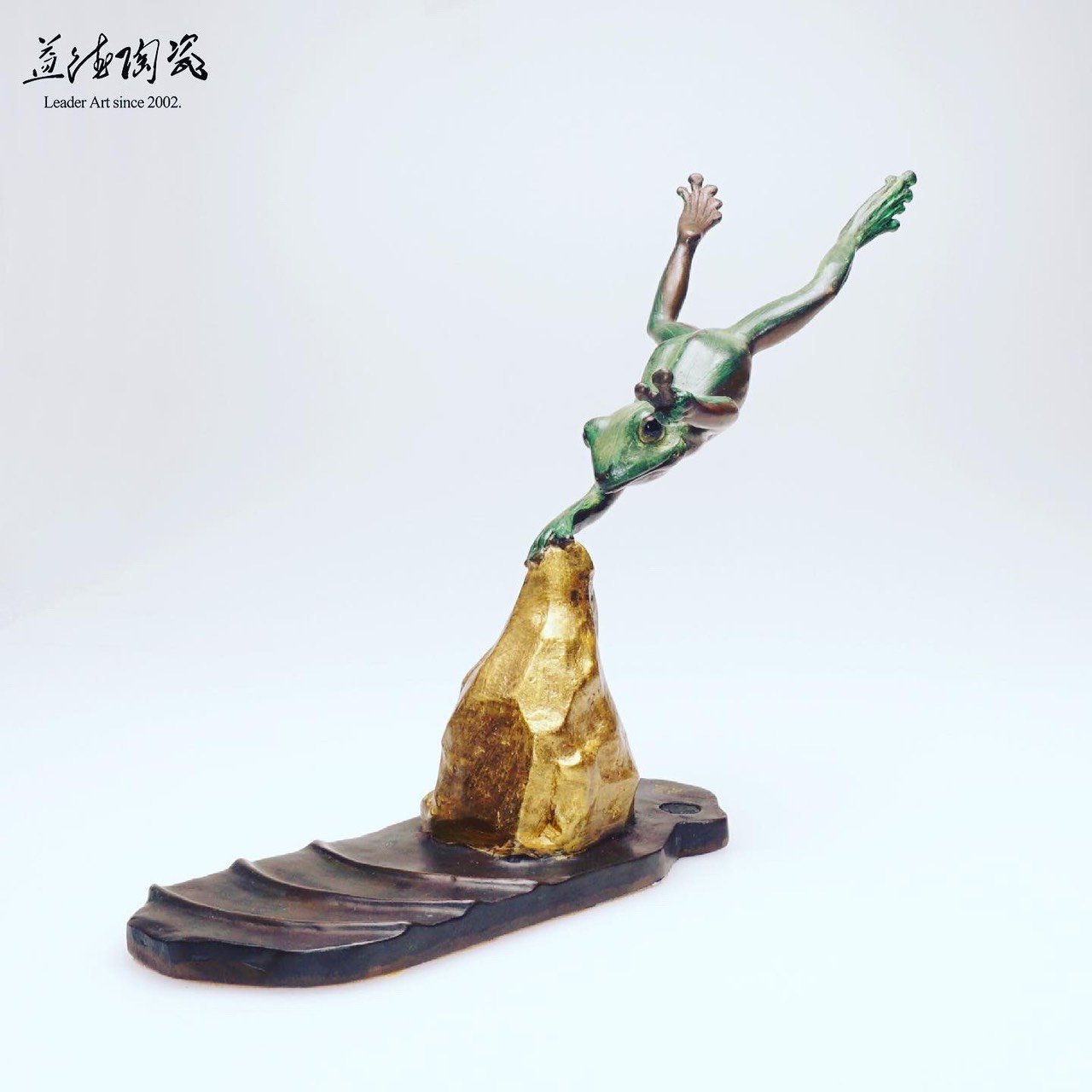 點石成金 Drop stones into gold - Bronze Sculpture Design - LEADER 益德 | 居家設計藝品・人文茶器・空間美學作品