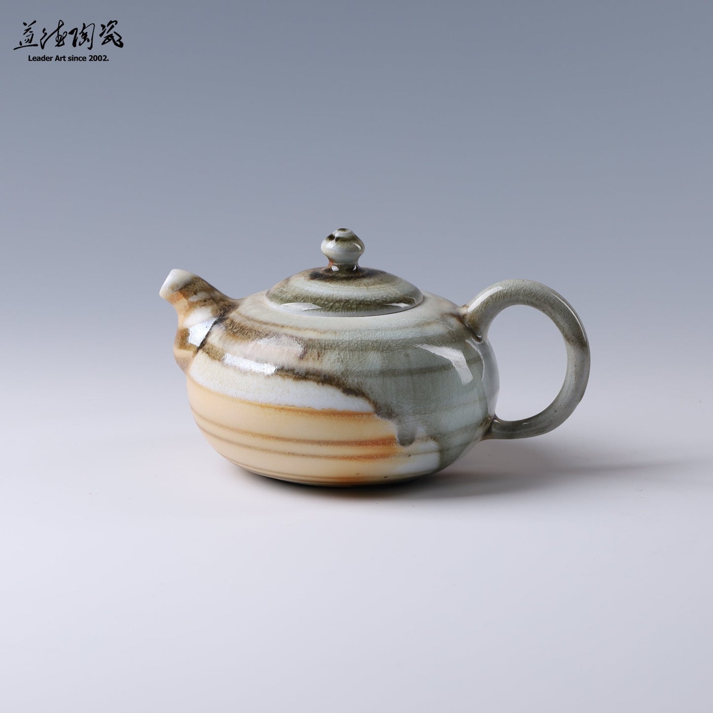 絞泥柴燒 鶯歌柴燒壺 新人文 重落灰 L133 - LEADER 益德 | 居家設計藝品・人文茶器・空間美學作品