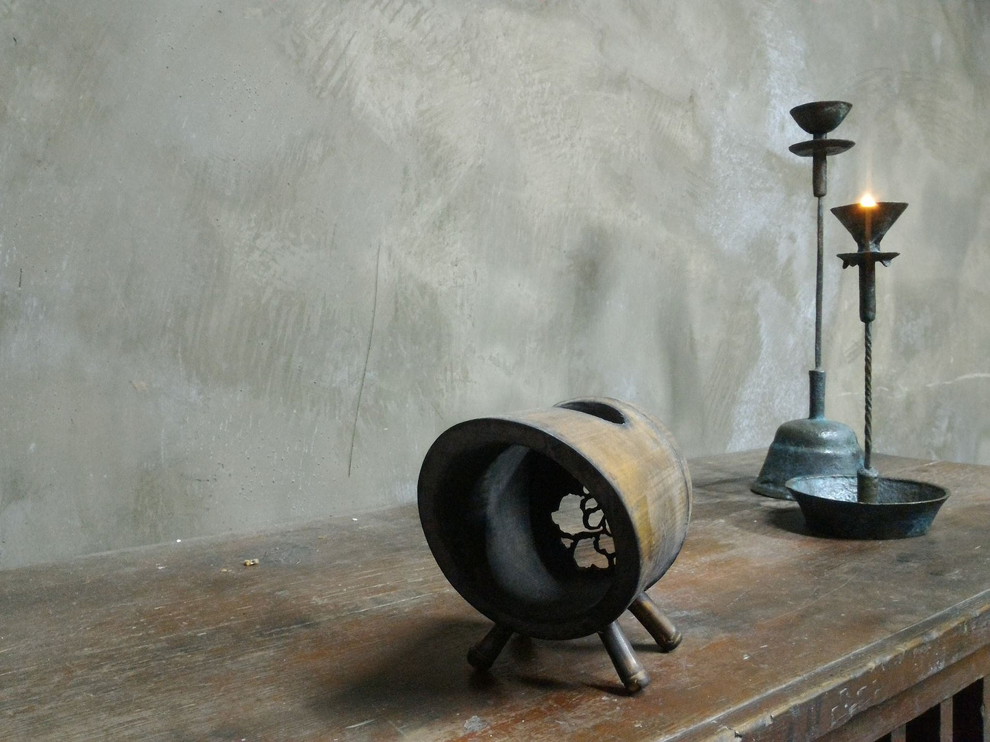 Nostalgia/Lampstand - Limited Design of Bronze Sculpture - LEADER 益德 | 居家設計藝品・人文茶器・空間美學作品