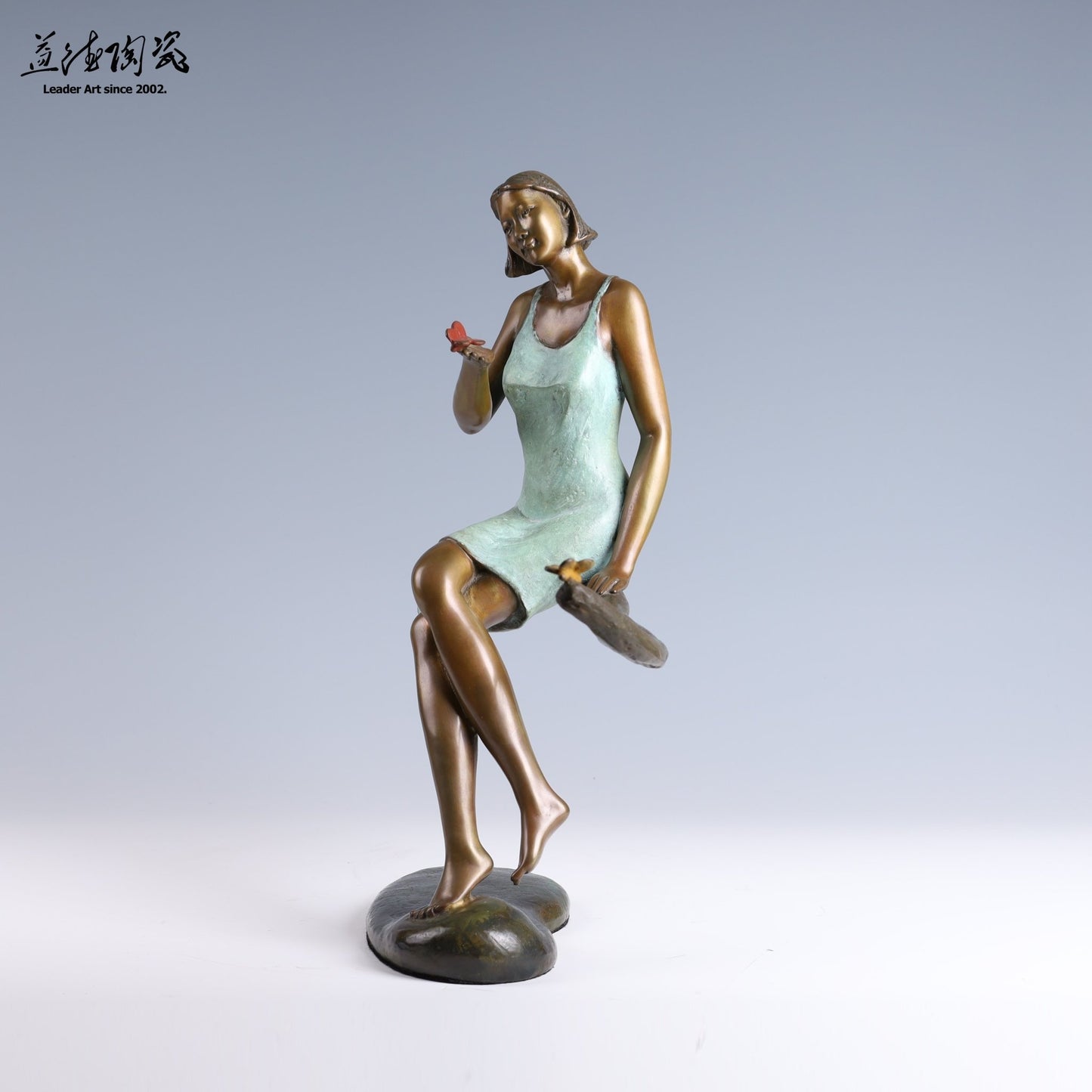 春之樂 - 歐式人物銅雕 - LEADER 益德 | 居家設計藝品・人文茶器・空間美學作品