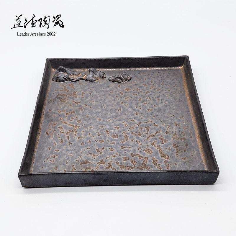 和敬茶盤 (圓/方) - 曜金 - LEADER 益德 | 居家設計藝品・人文茶器・空間美學作品