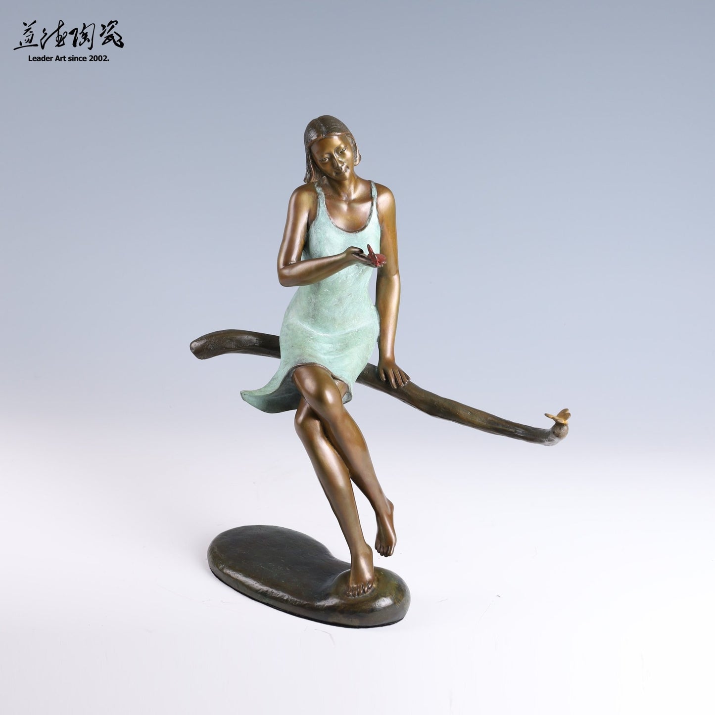 春之樂 - 歐式人物銅雕 - LEADER 益德 | 居家設計藝品・人文茶器・空間美學作品