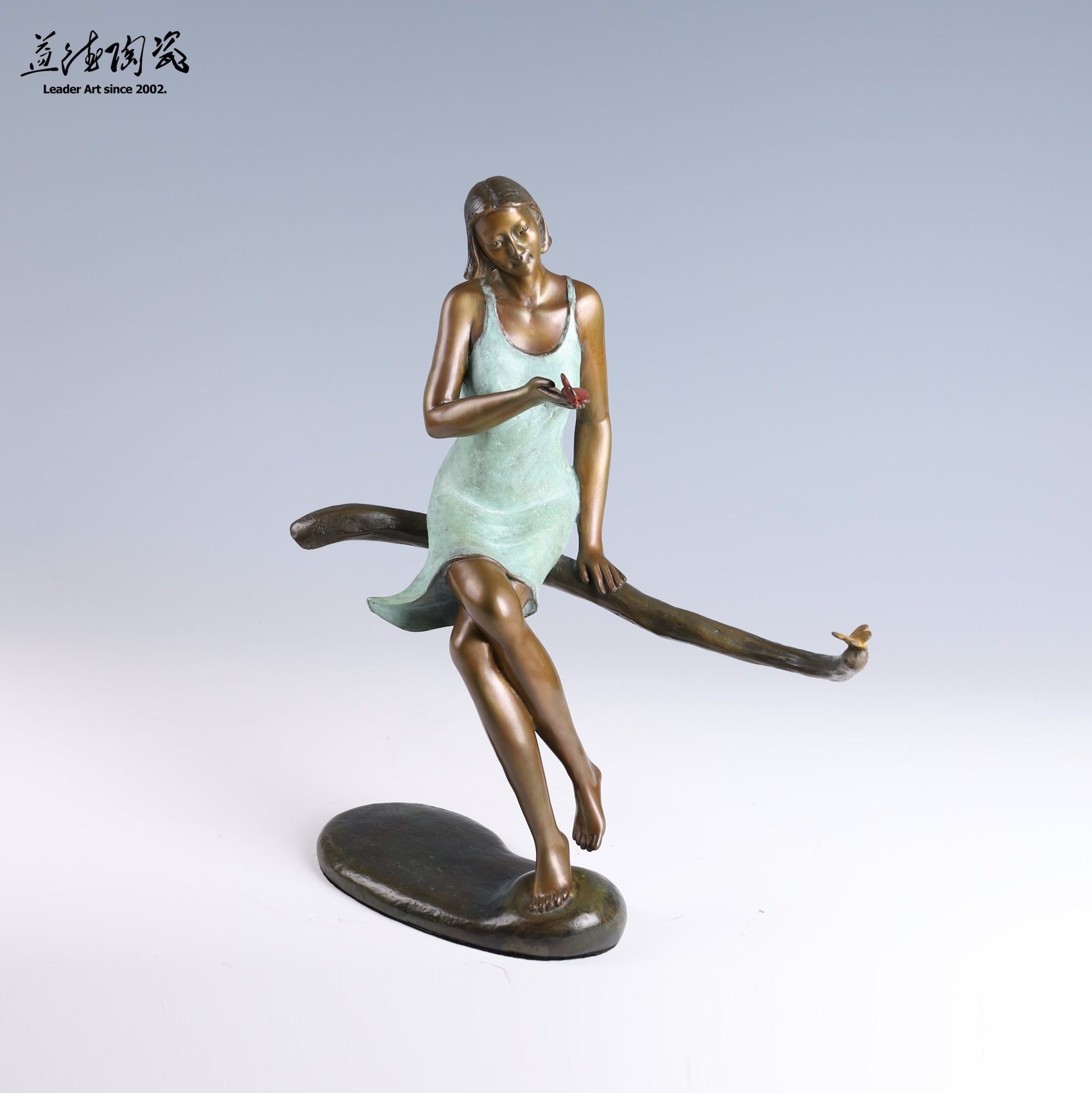 春之樂 - 歐式人物銅雕 - LEADER 益德 | 居家設計藝品・人文茶器・空間美學作品