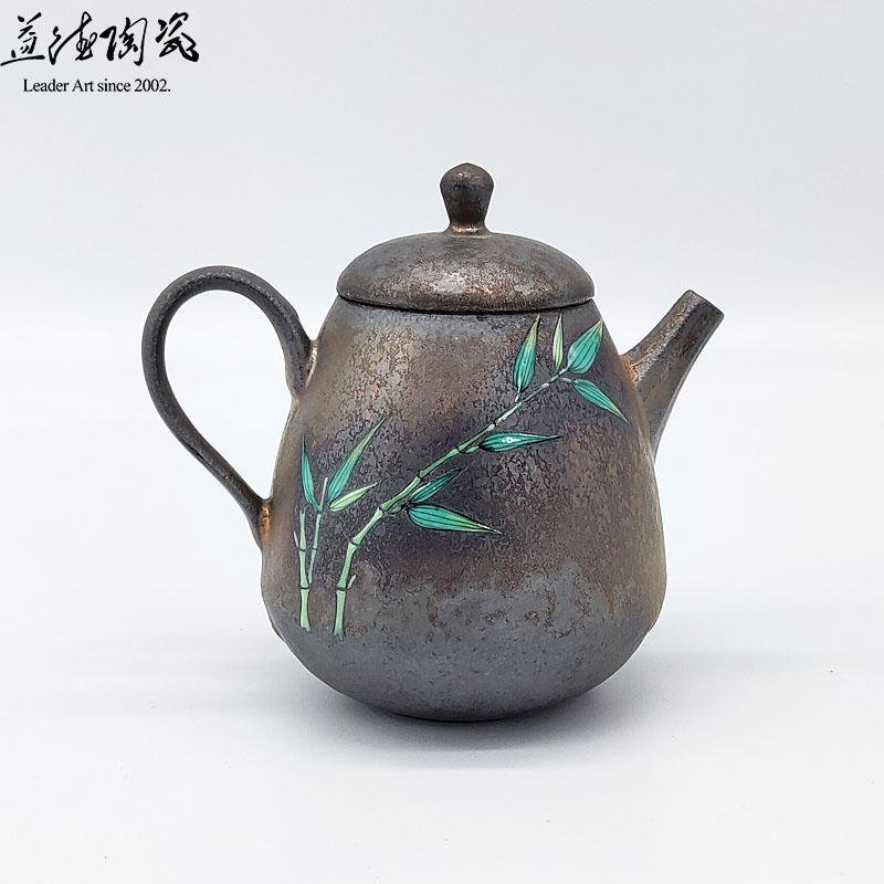 手繪和清壺-曜金款/竹 - LEADER 益德 | 居家設計藝品・人文茶器・空間美學作品
