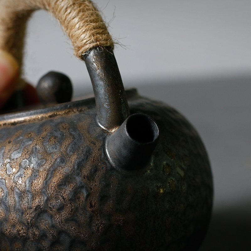 日式提梁壺 - 曜金 - LEADER 益德 | 居家設計藝品・人文茶器・空間美學作品