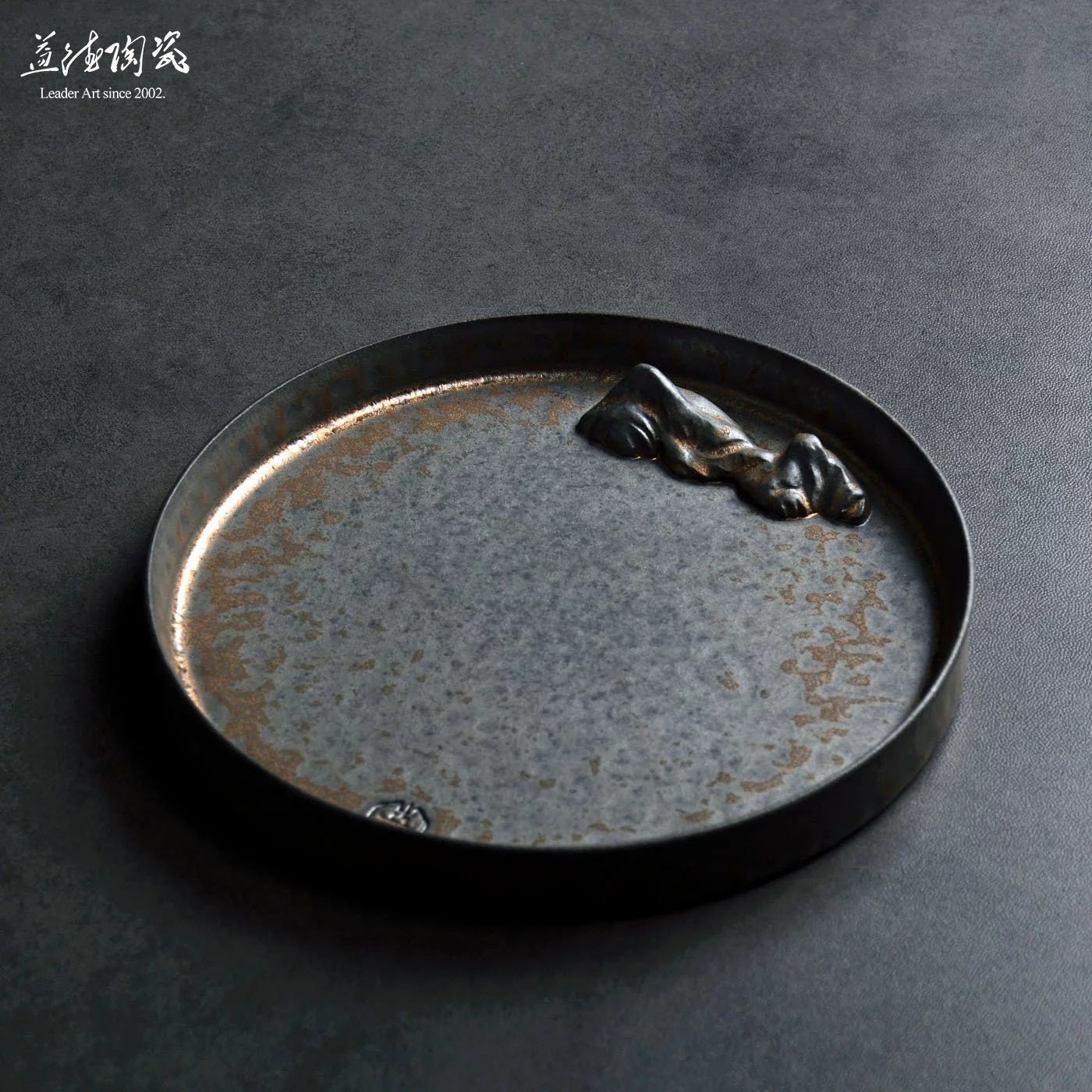 和敬茶盤 (圓/方) - 曜金 - LEADER 益德 | 居家設計藝品・人文茶器・空間美學作品