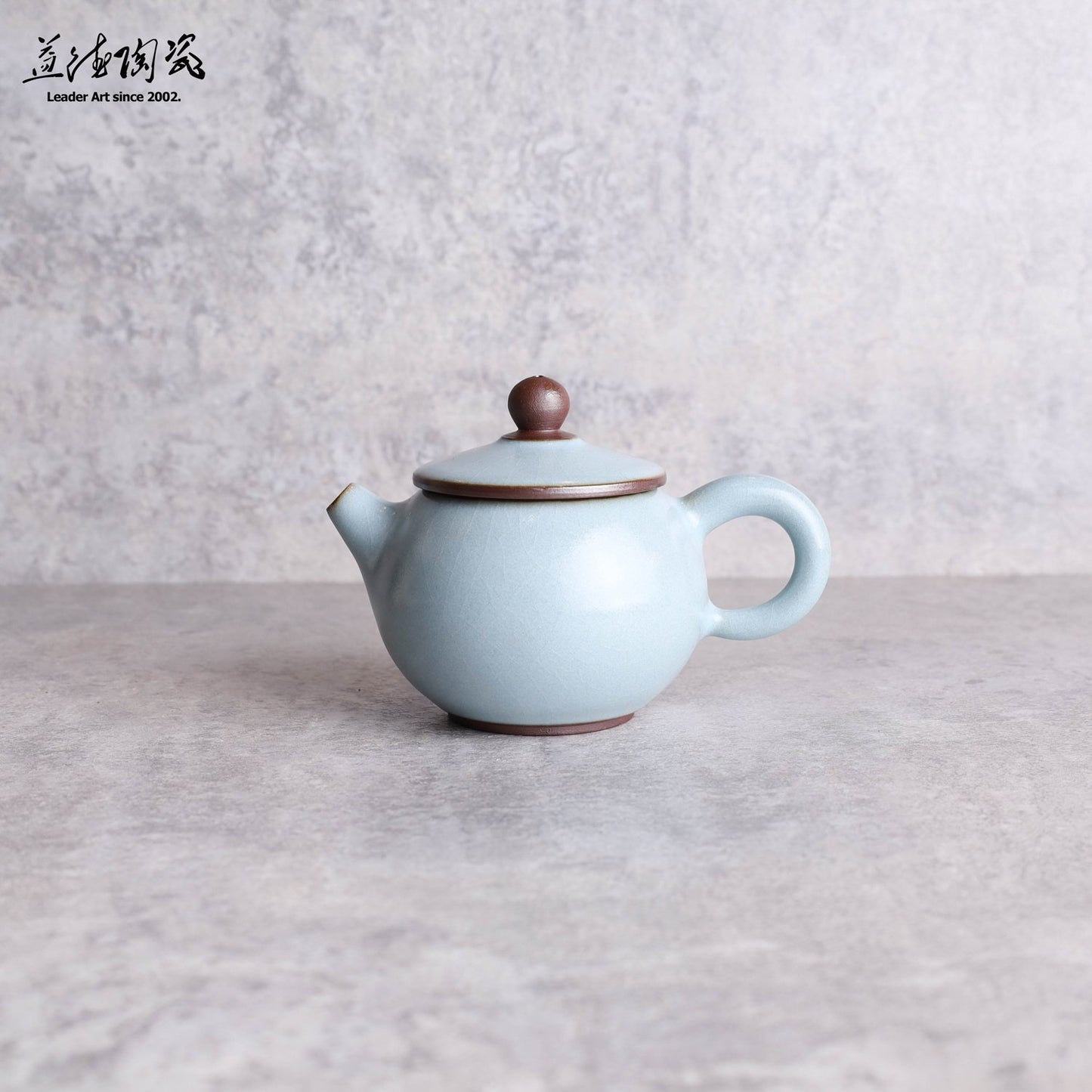 禪韵裸胎天青汝窯壺 - 輕盈組 - LEADER 益德 | 居家設計藝品・人文茶器・空間美學作品