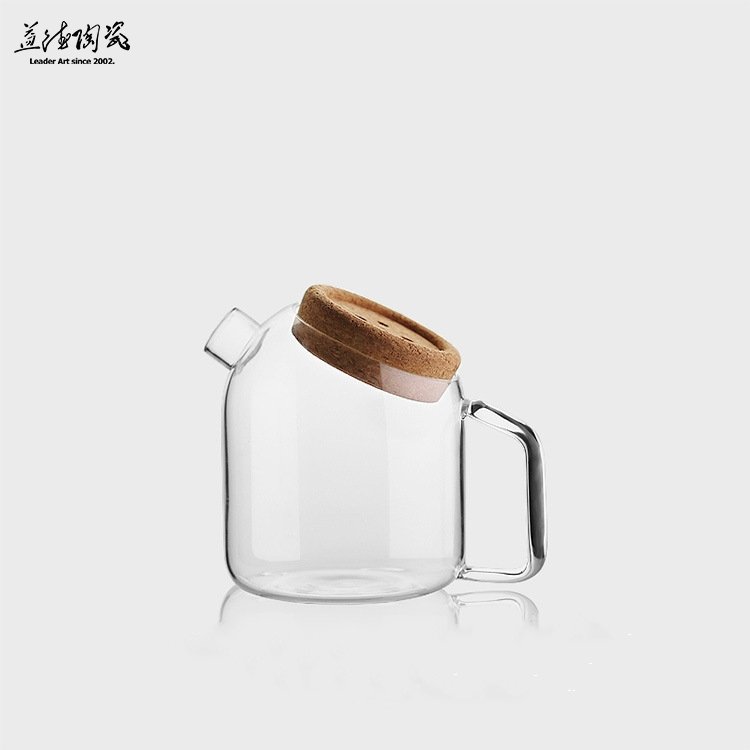 逗逗涼水果汁壺透明玻璃軟木蓋 - LEADER 益德 | 居家設計藝品・人文茶器・空間美學作品