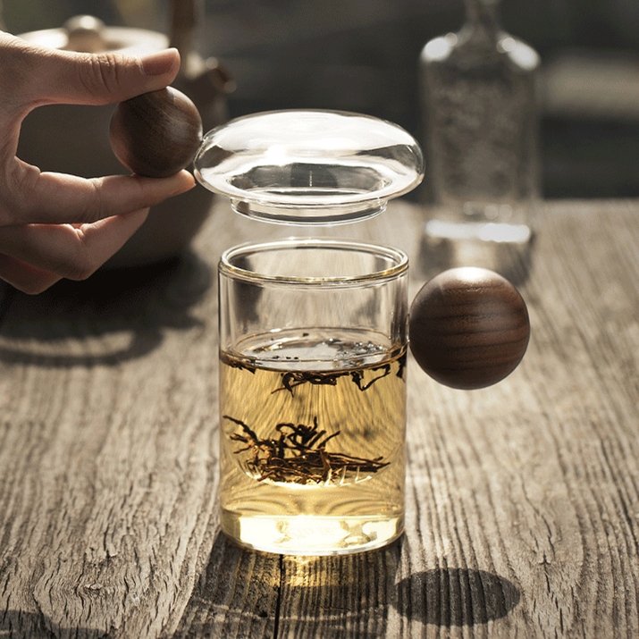 木球把手透明木星水杯 - LEADER 益德 | 居家設計藝品・人文茶器・空間美學作品