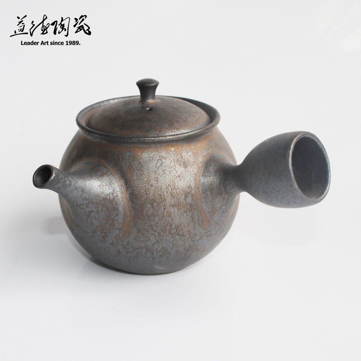 日式側把壺 - 老岩泥/曜金 - LEADER 益德 | 居家設計藝品・人文茶器・空間美學作品