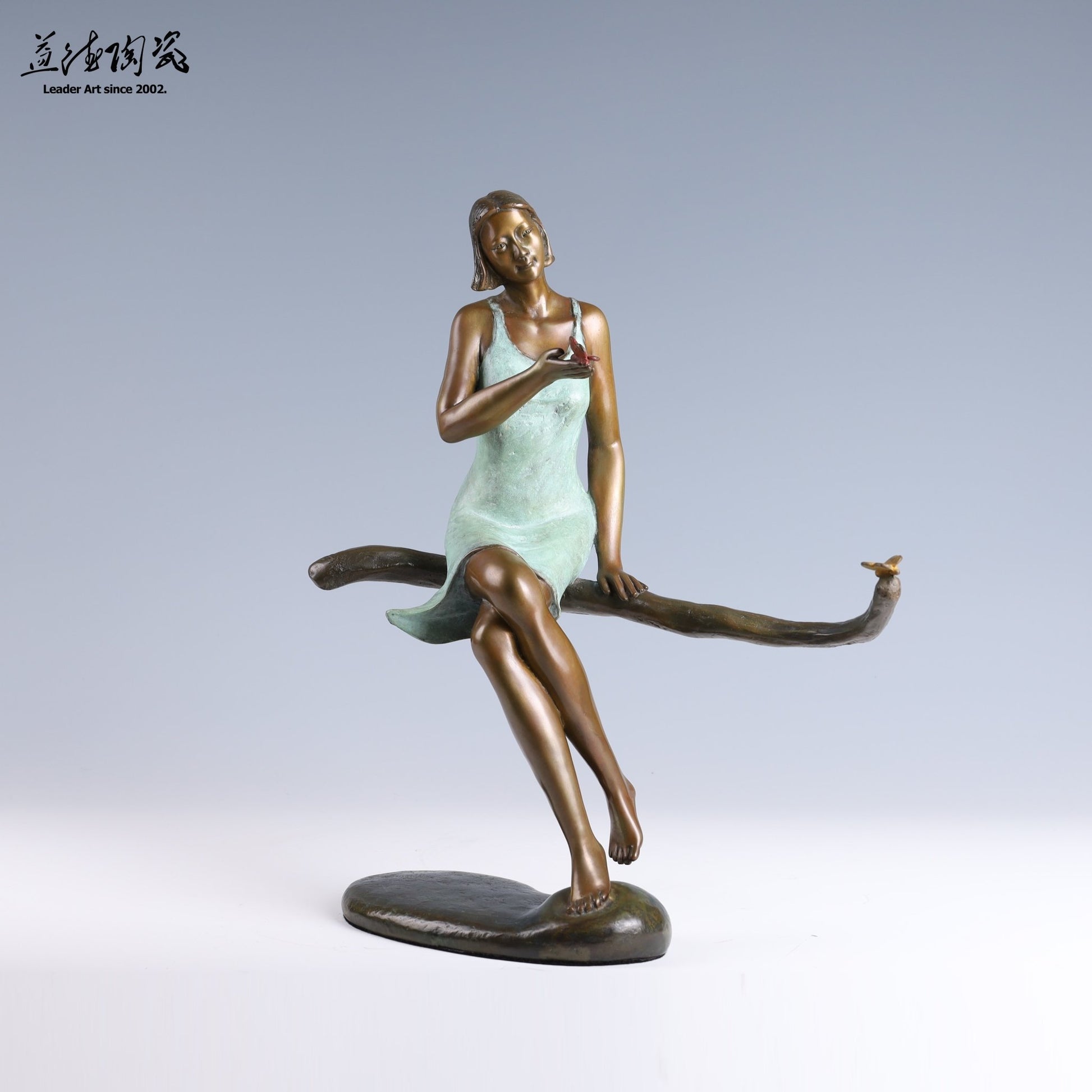 春之樂 - 歐式人物銅雕 - LEADER 益德 | 居家設計藝品・人文茶器・空間美學作品