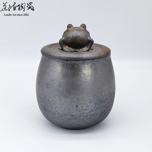 金蟾圓罐 - 曜金 - LEADER 益德 | 居家設計藝品・人文茶器・空間美學作品