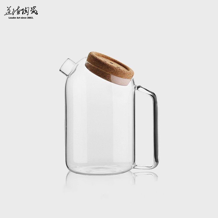 逗逗涼水果汁壺透明玻璃軟木蓋 - LEADER 益德 | 居家設計藝品・人文茶器・空間美學作品
