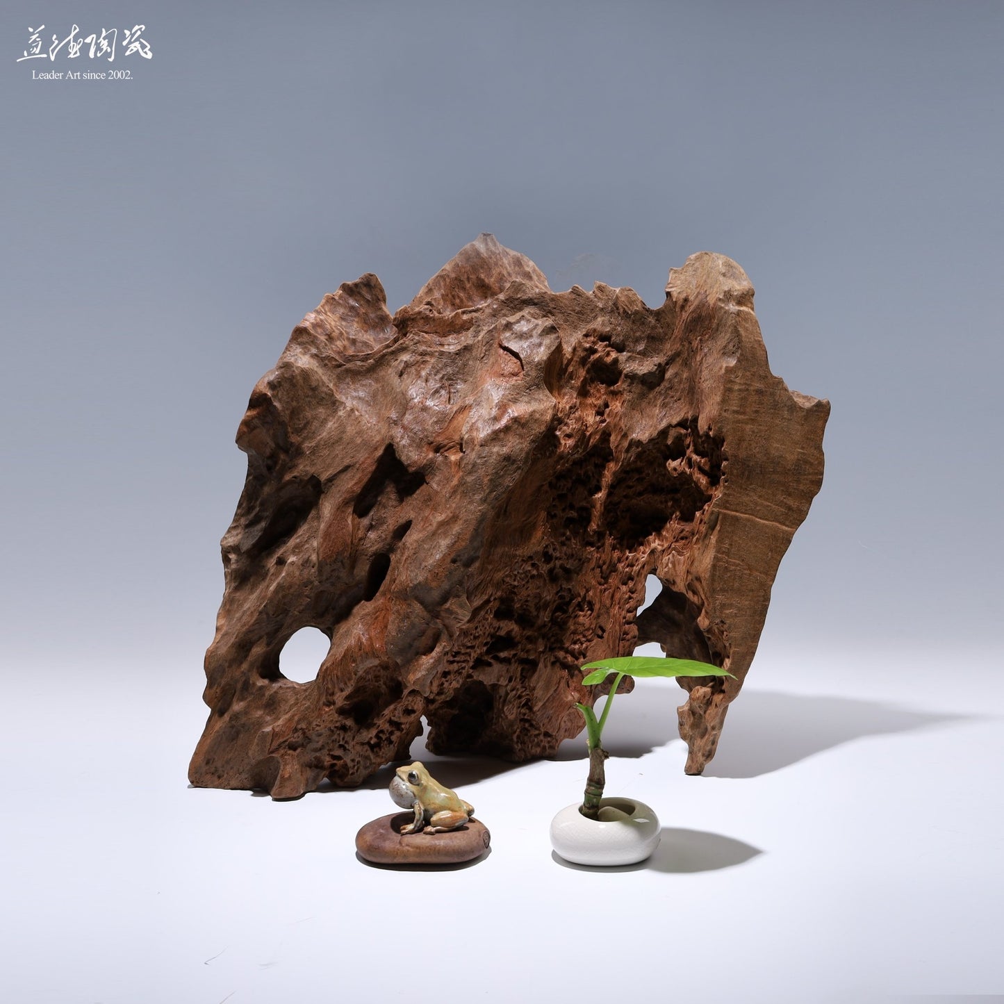 赤壁 木雕藝術 生活居家 玄關風水擺件組合 - LEADER 益德 | 居家設計藝品・人文茶器・空間美學作品