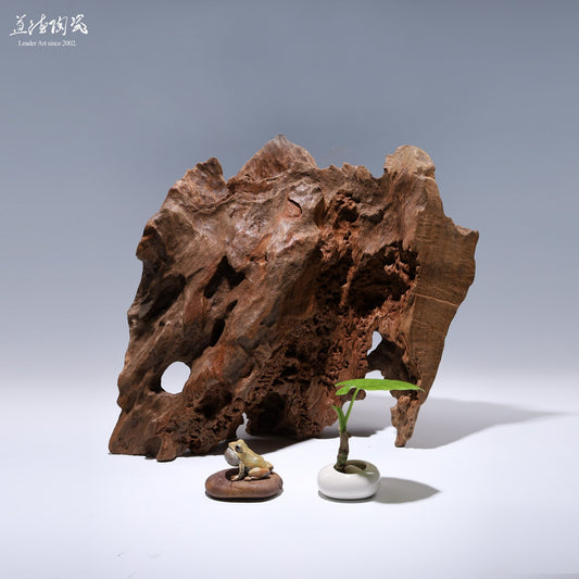赤壁 木雕藝術 生活居家 玄關風水擺件組合 - LEADER 益德 | 居家設計藝品・人文茶器・空間美學作品