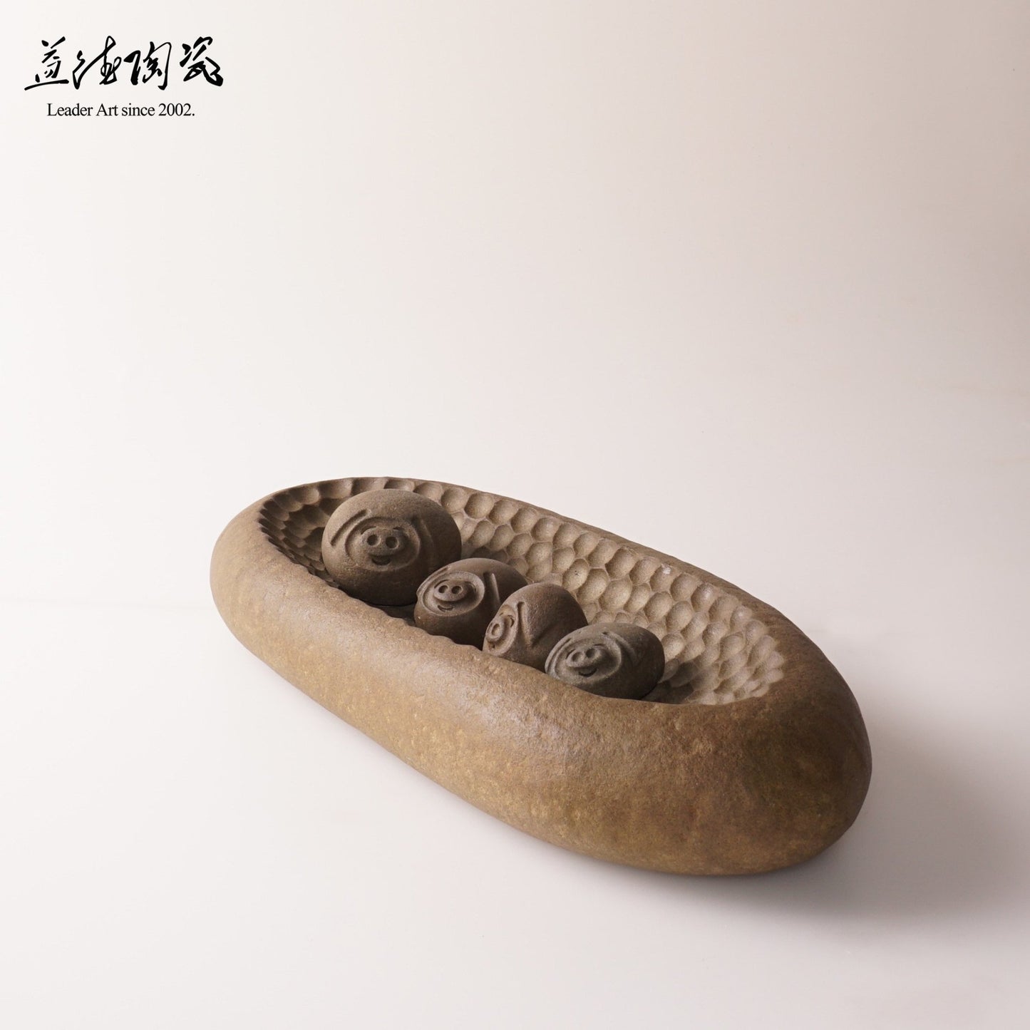 諸事圓滿 - 工藝之家石雕 - LEADER 益德 | 居家設計藝品・人文茶器・空間美學作品