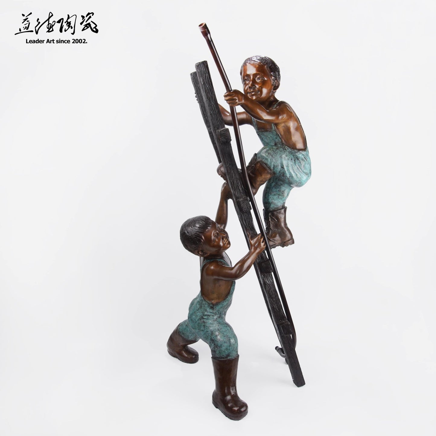 Support Each Other - Bronze Sculpture Design - LEADER 益德 | 居家設計藝品・人文茶器・空間美學作品