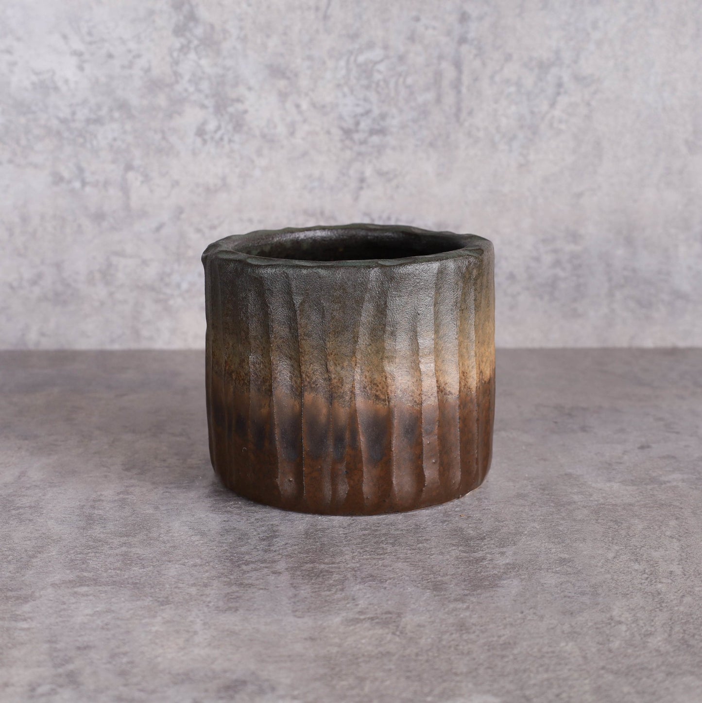 鶯歌老街紀念甕 復古手拉坏彩陶 花瓶盆栽 Y033 - LEADER 益德 | 居家設計藝品・人文茶器・空間美學作品