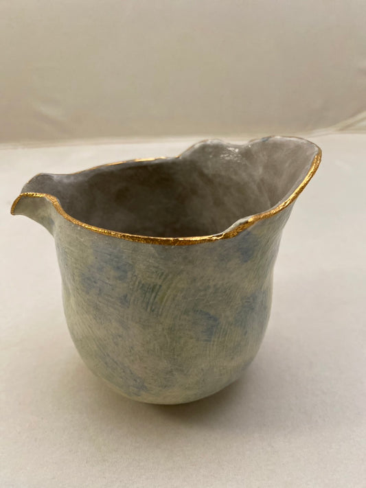 手工漸層霧藍大茶海