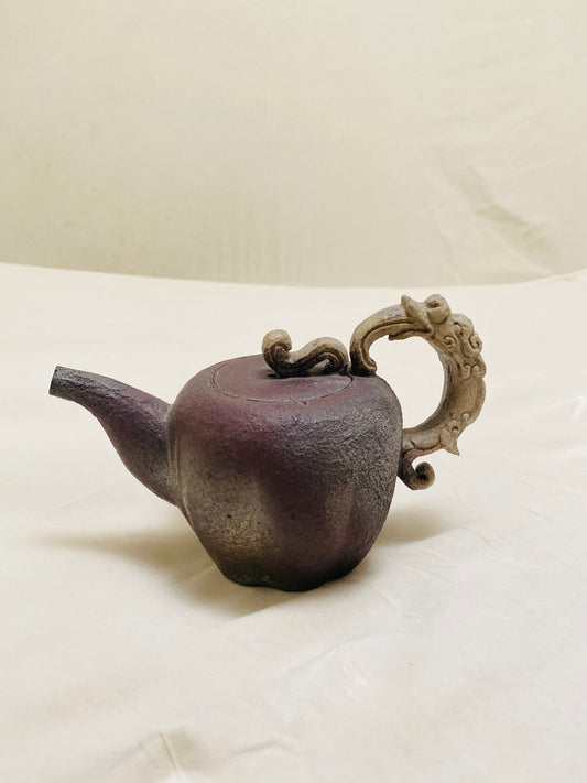 柴燒 鶯歌柴燒壺 新人文 重落灰 B167