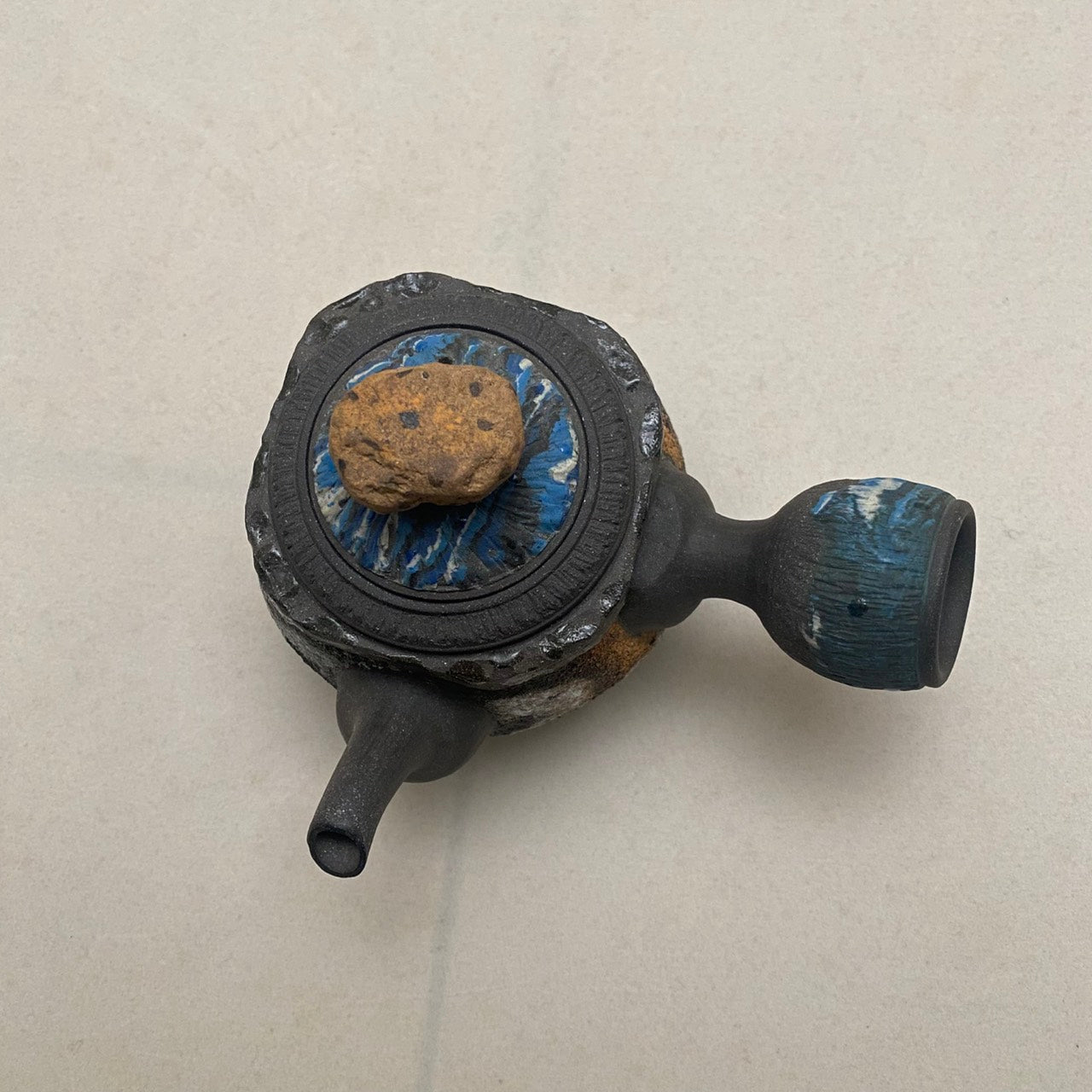 阿里山雲海 - 側把岩礦壺 sea of cloud - Natural rock and ore Teapot