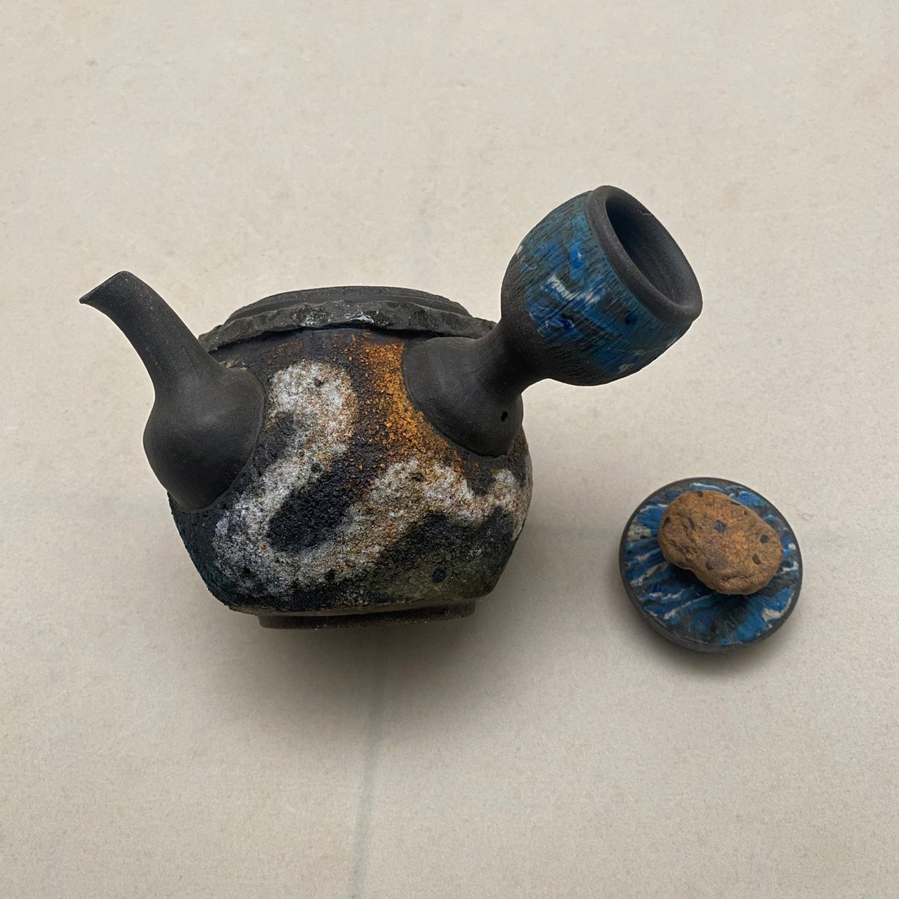 阿里山雲海 - 側把岩礦壺 sea of cloud - Natural rock and ore Teapot