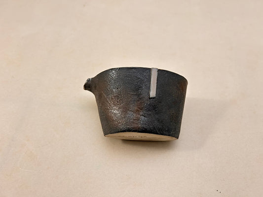 烏木釉舟形茶海