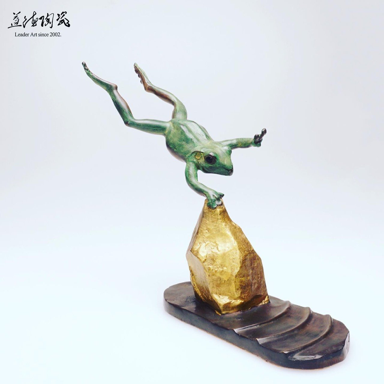 點石成金 Drop stones into gold - Bronze Sculpture Design - LEADER 益德 | 居家設計藝品・人文茶器・空間美學作品