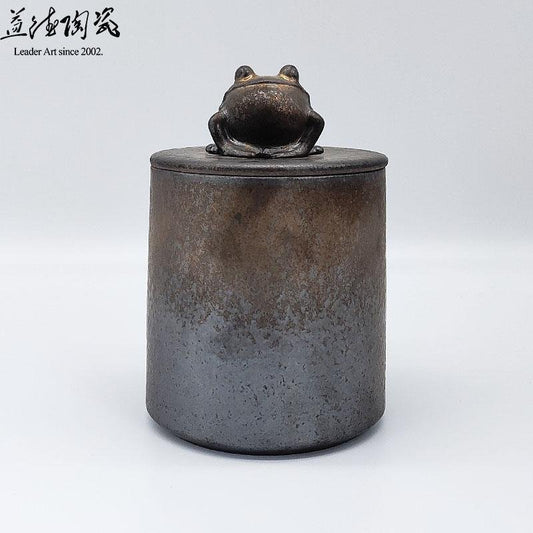 金蛙茶葉罐 - 曜金 - LEADER 益德 | 居家設計藝品・人文茶器・空間美學作品