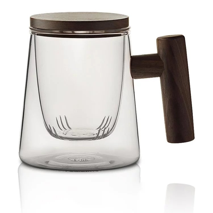 木柄茶水分離過濾杯 - LEADER 益德 | 居家設計藝品・人文茶器・空間美學作品
