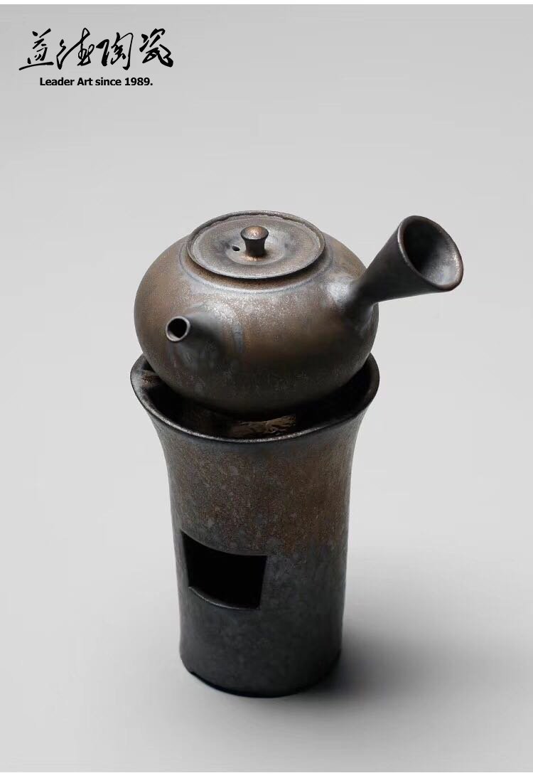 陶然側把壺 - 老岩泥/曜金 - LEADER 益德 | 居家設計藝品・人文茶器・空間美學作品