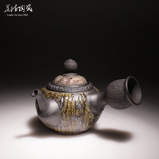 Sabina chinensis/Side handle - Natural rock and ore Teapot - LEADER 益德 | 居家設計藝品・人文茶器・空間美學作品